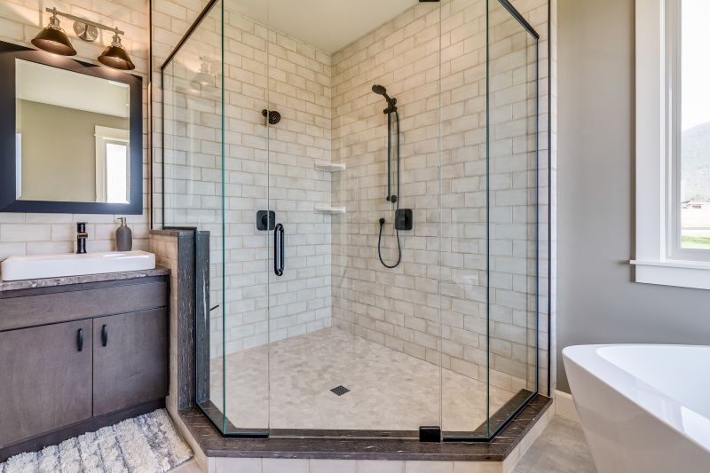 Contemporary Walk-in Shower with Frameless Glass